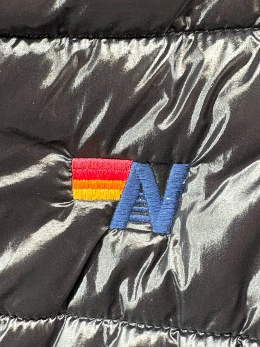 Aviator Nation Bolt Luxe Apres Puffer Jacket Black S